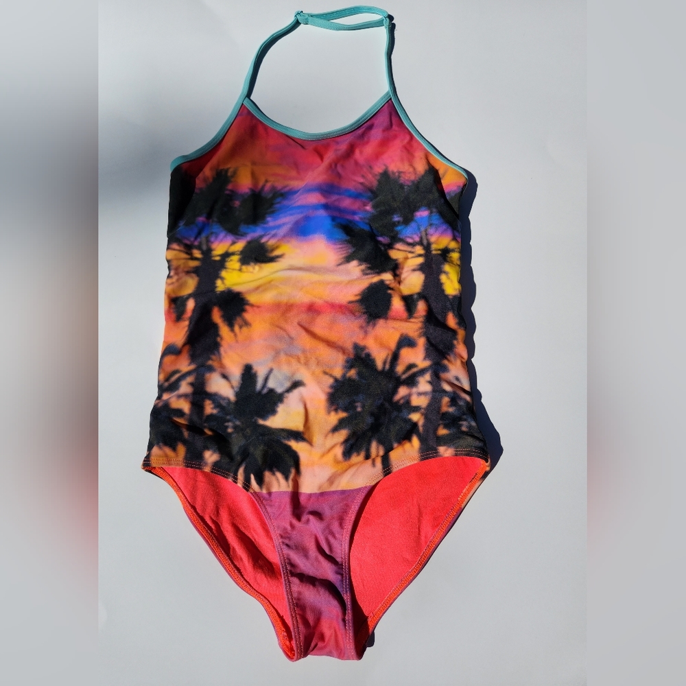Tucker + Tate Swimwear Swim Suit Bathing Suite One Piece Girls Size 12